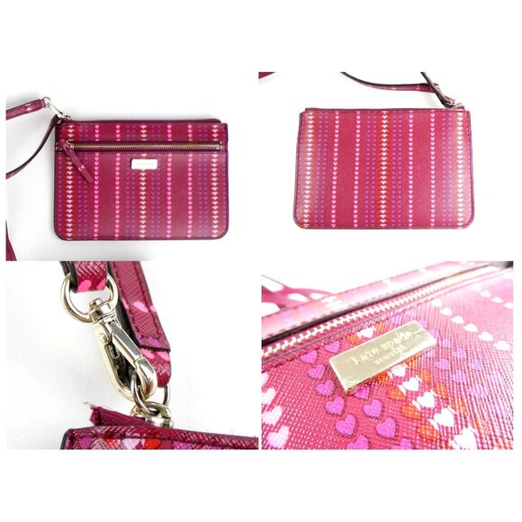 kate spade new york hearts wristlet & tote - Picture 9 of 13